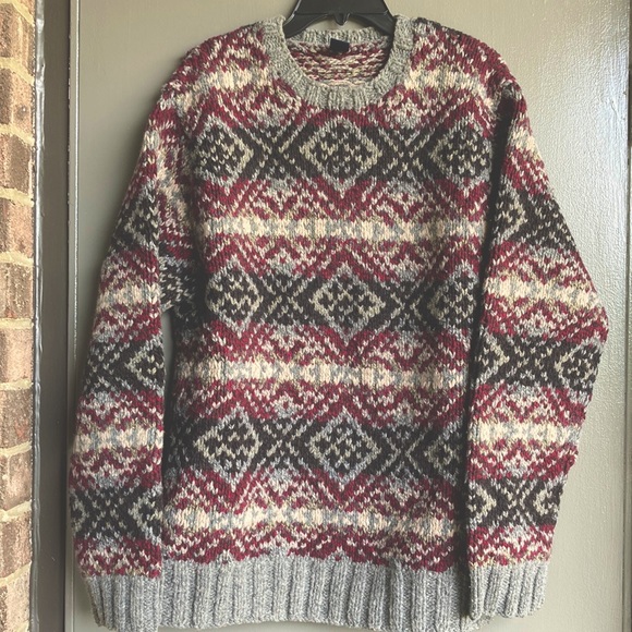 Mens Gap Marled Wool Sweater - Picture 2 of 13